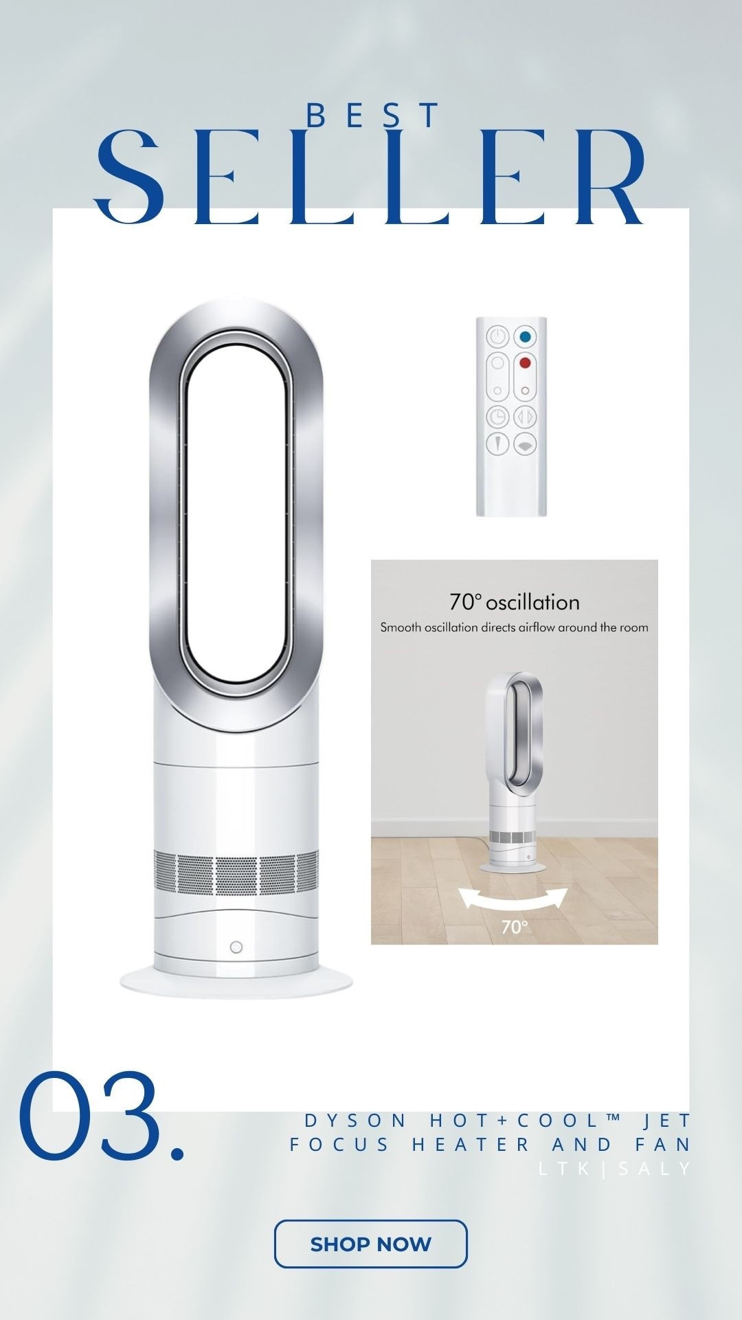 Dyson Hot+Cool™ AM09 Jet Focus heater and fan

Dyson Airwrap
Dyson Hair Dryer 

#LTKHome #LTKSaleAlert #LTKCyberWeek