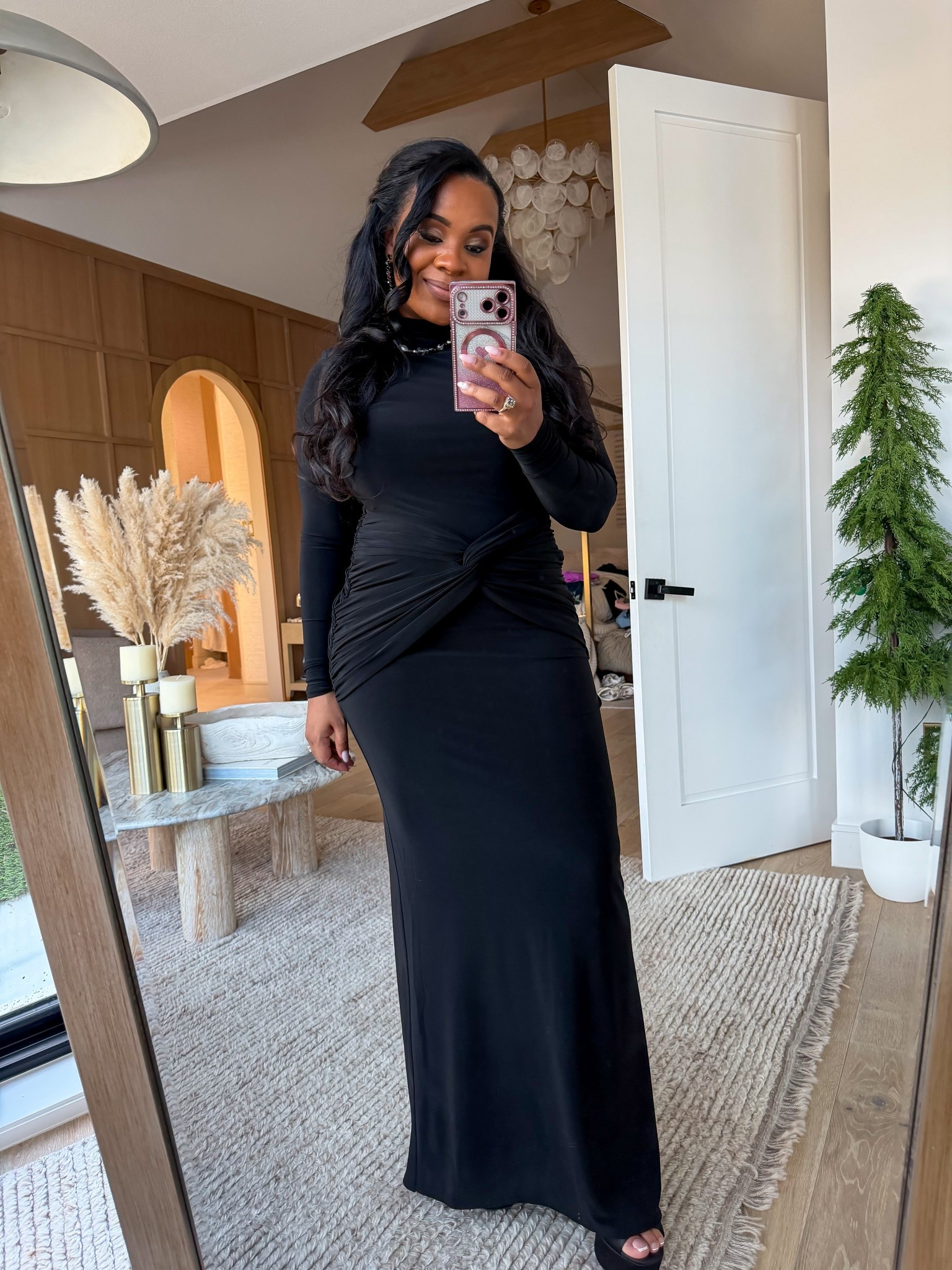 My formal high neck maxi dress from last night ✨

#LTKgrwm #LTKootd #LTKMidsize