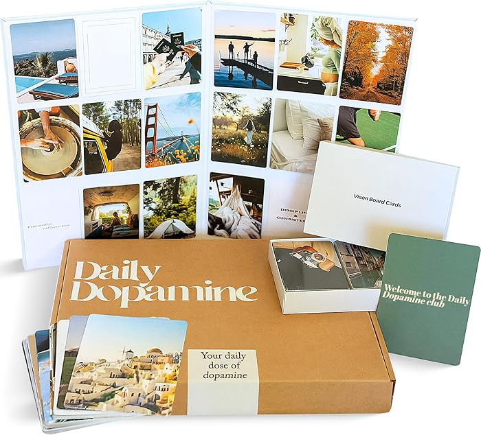 Daily Dopamine Vision Board Kit - Vision Board Kit Supplies, Collage Images, Dream Board, & Mood ... | Amazon (US)