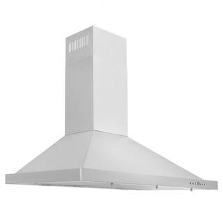30 in. 400 CFM Convertible Vent Wall Mount Range Hood in Stainless Steel | The Home Depot