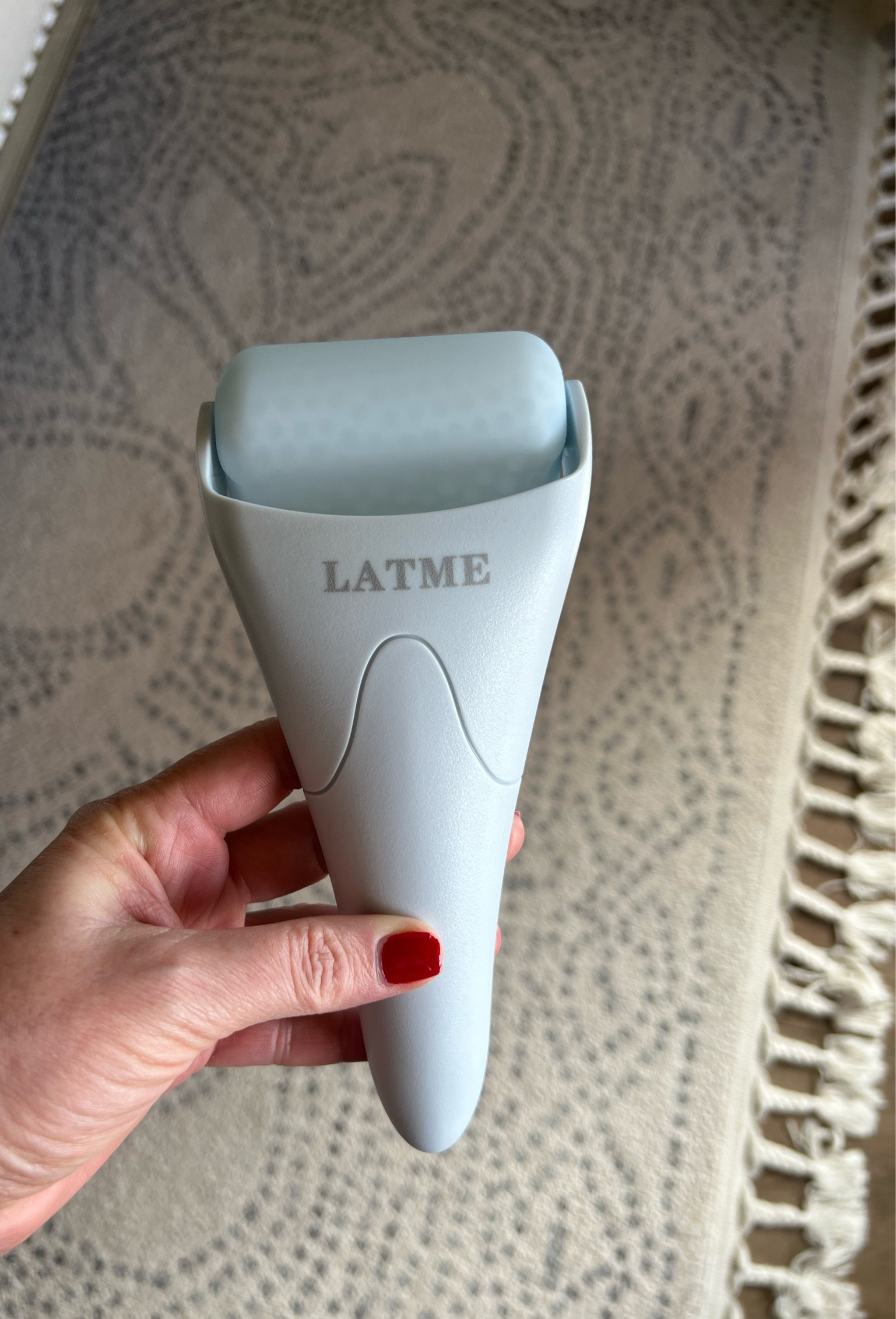 Morning routine = ice roller!  🙌🏽 It helps me wake up and combats puffiness.  So good. 

#LTKbeauty #LTKover40