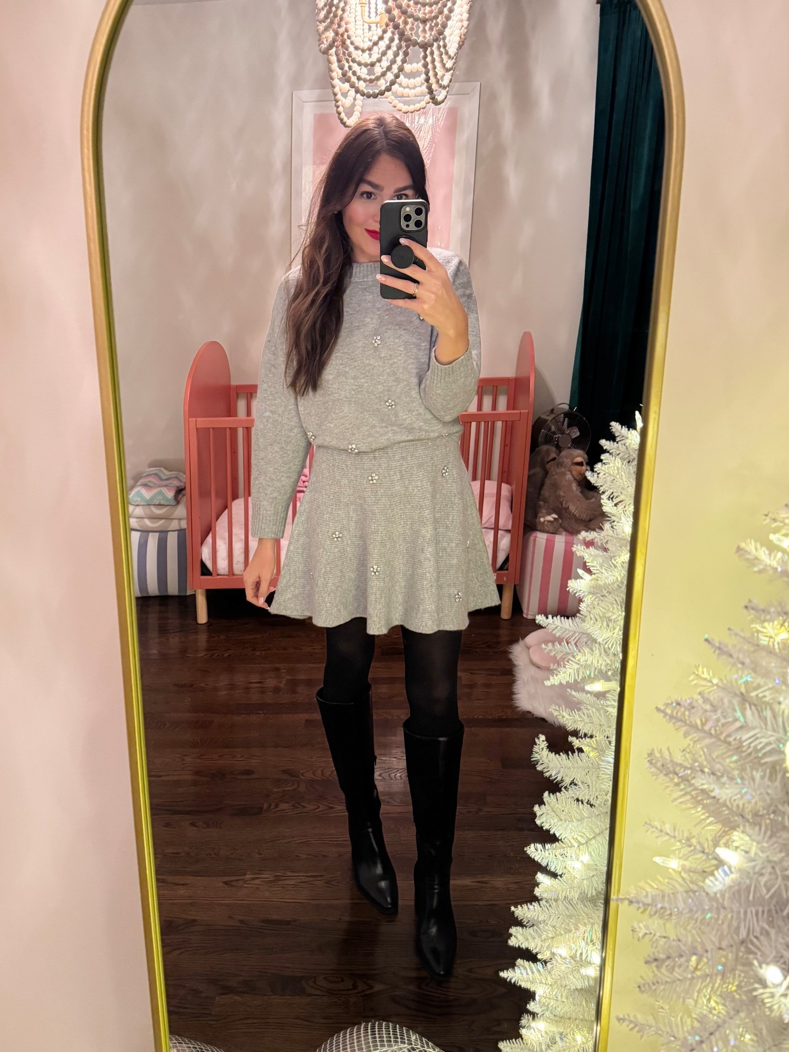 Rhinestone sweater + skirt combo that’s giving JCrew but is a fraction of the cost 💅 Skirt has elastic waistband; very stretchy!

Wearing a small in the sweater and a XS in the skirt (skirt says it’s size 0-2 so I’d say it runs on the larger side). 3 color variations 

Holiday look, holiday sweater, festive sweater, two piece set, Walmart, Walmart fashionn

#LTKTall #LTKHoliday #LTKFindsUnder50