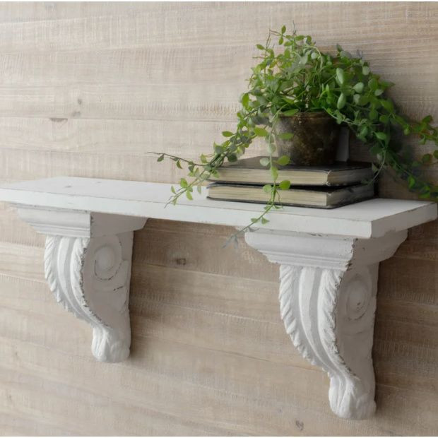 Shabby Chic Corbel Wall Shelf | Antique Farm House