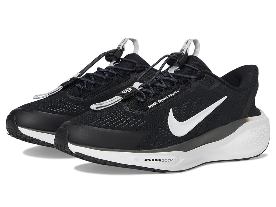 Nike Pegasus Easy On Women's Shoes Black/White/Anthracite/Photon Dust/Volt : 7.5 M, Textile | Zappos