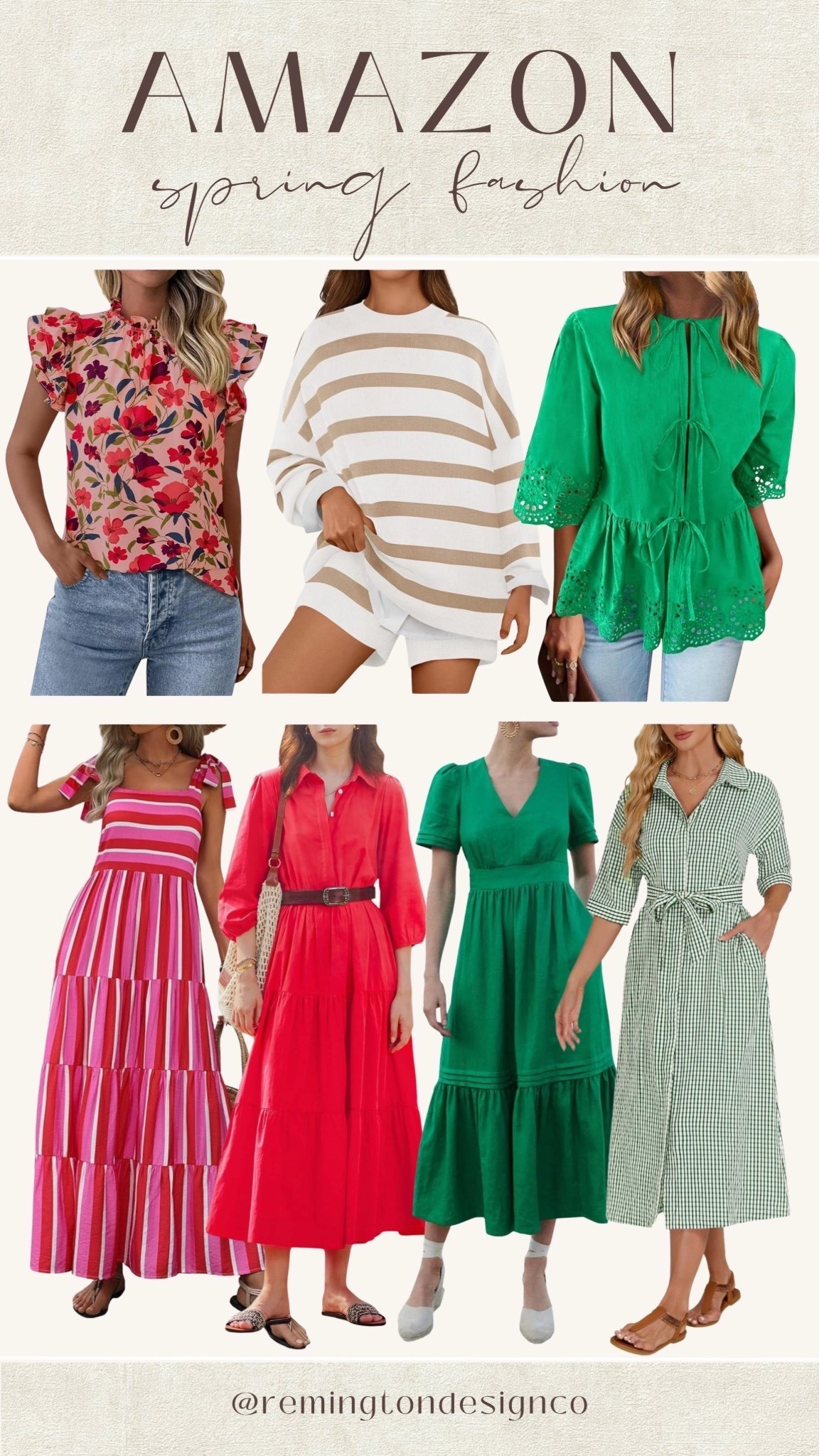 Amazon spring fashion favorites🫶🏻

Style tips - Mom looks - Trendy fashion - Casual fashion - Vacation outfit - Dresses - Spring fashion - Trendy looks #LTKStyleTip
