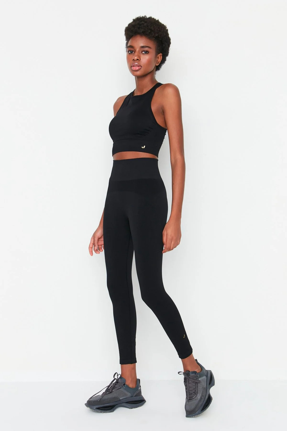 Jerf Sport-Leggings - Schwarz - Hoher Bund | Trendyol DE