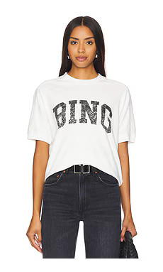 ANINE BING Jaylin Bing Tee in Ivory from Revolve.com | Revolve Clothing (Global)