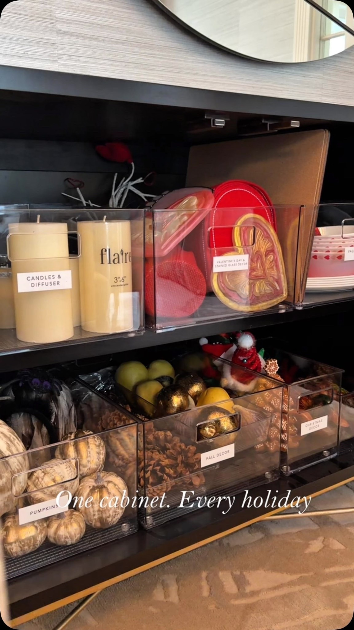 One cabinet. Every holiday.

From Valentine’s Day to Christmas, everything has a place and is easy to find when it’s time to decorate. Organized, functional, and ready for every season.

#HomeOrganization #HolidayDecor #OrganizedHome #StorageIdeas #ProfessionalOrganizer