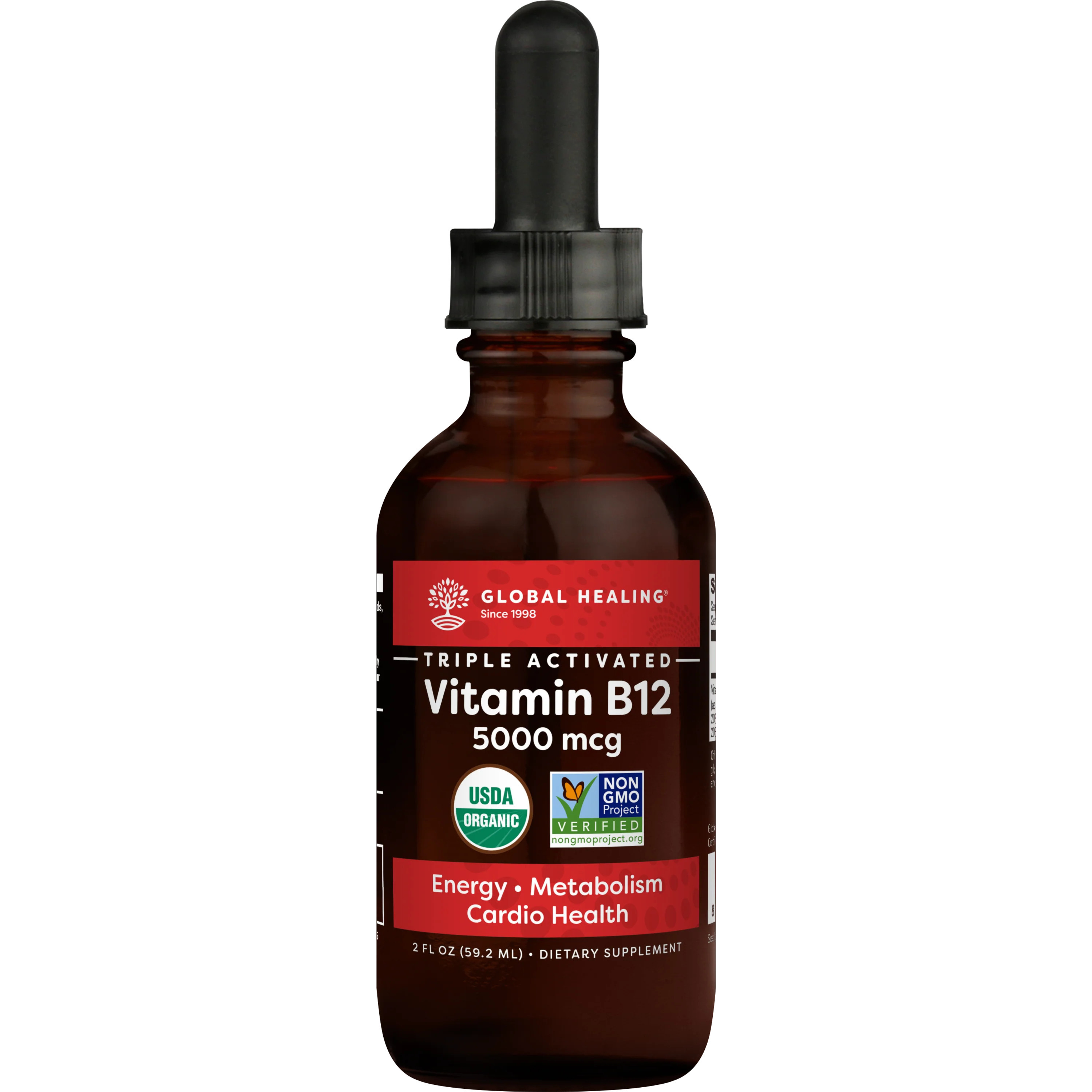 Certified Organic Vitamin B12 Supplement | Global Healing | Global Healing Center