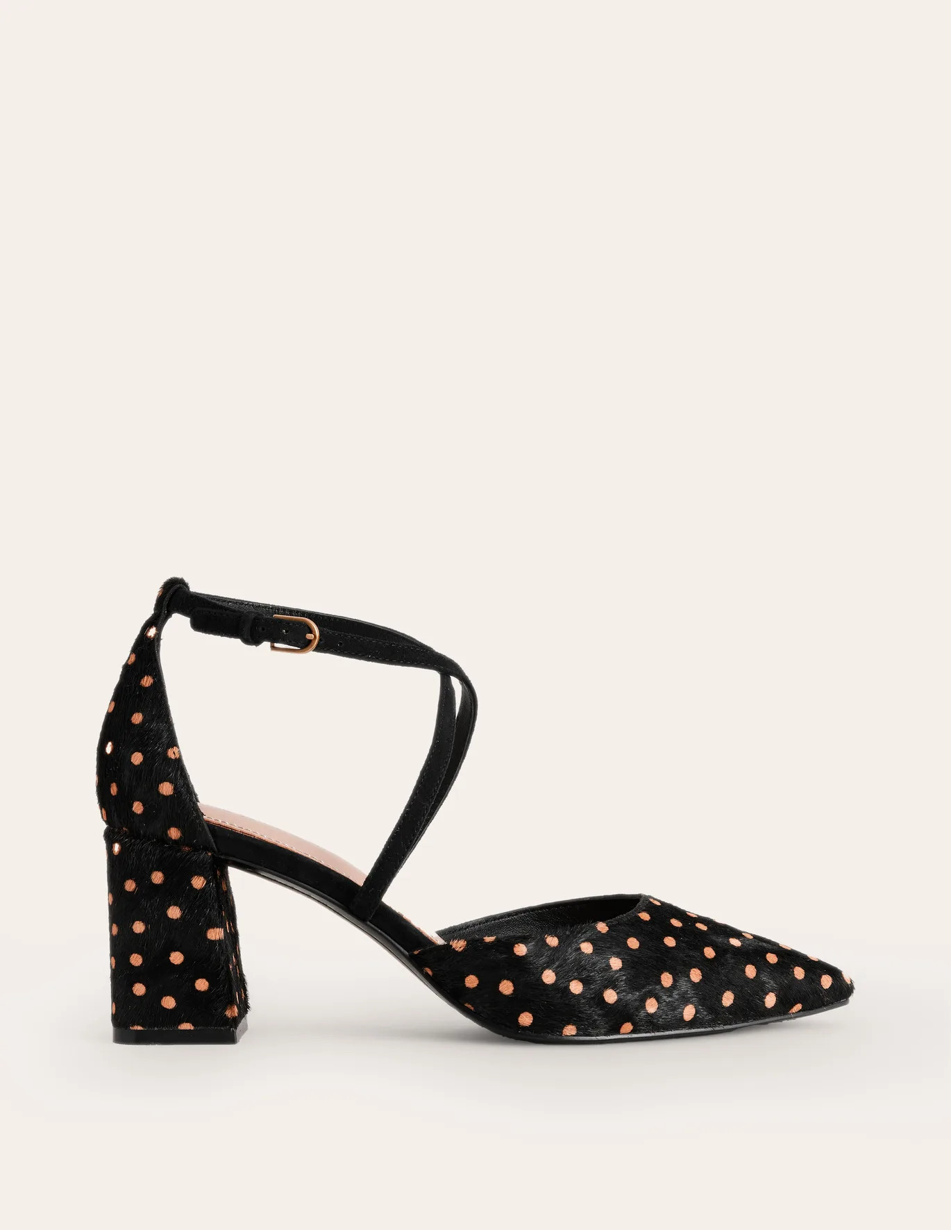 Strap Block Heel Point Courts | Boden UK
