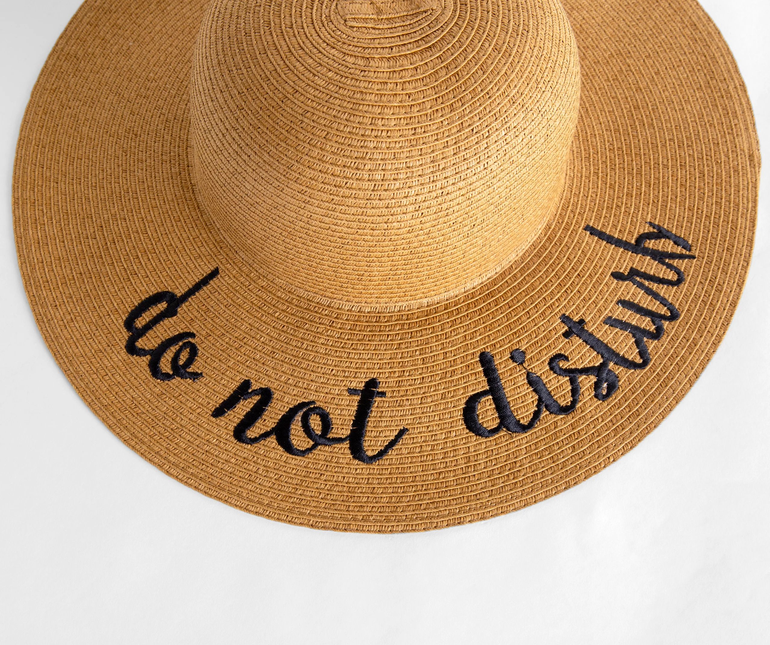 Do Not Disturb Woven Hat | Windsor Stores