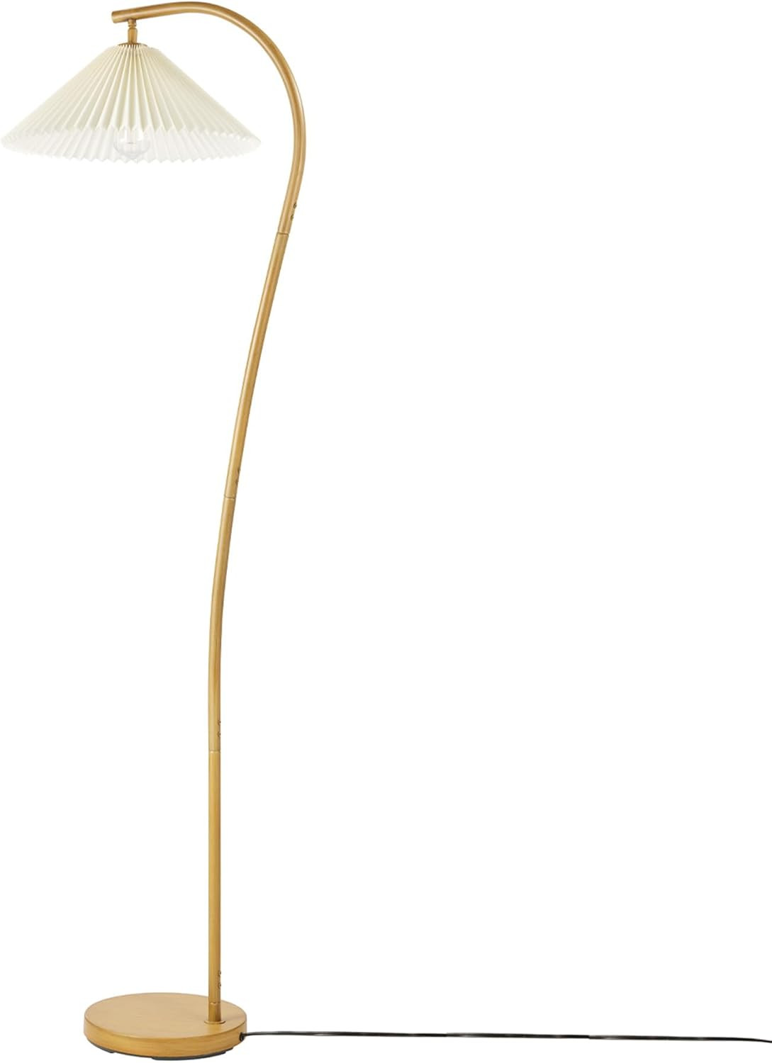 Globe Electric Novogratz x 61000043 Novogratz x Globe 62" Floor Lamp, Faux Wood Finish, White Ple... | Amazon (US)
