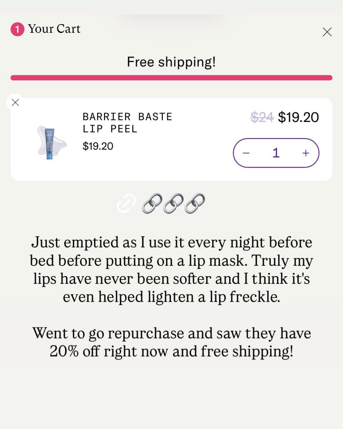 I love the Dr. Idriss Major Fade Flash Mask and use it daily, and I found out today while going to repurchase that they’re having a 20% off sitewide sale + free shipping! This is an incredible exfoliating mask and Allure Best of Beauty Award Winner for a reason. You can use it on your whole face, but I especially love using it on my lips!

#LTKSaleAlert #LTKBeauty #LTKselfcare
