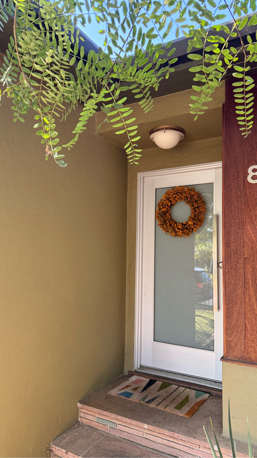 I still have a lot of work to do on my front door, but at least I managed to get rid of the old dusty wreath. 🤪 #home #frontdoor 

#LTKHome