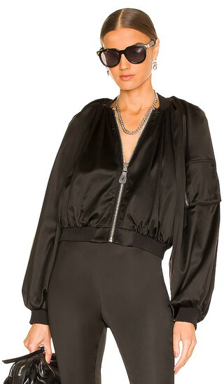 Chevy Bomber Jacket in Black | Revolve Clothing (Global)