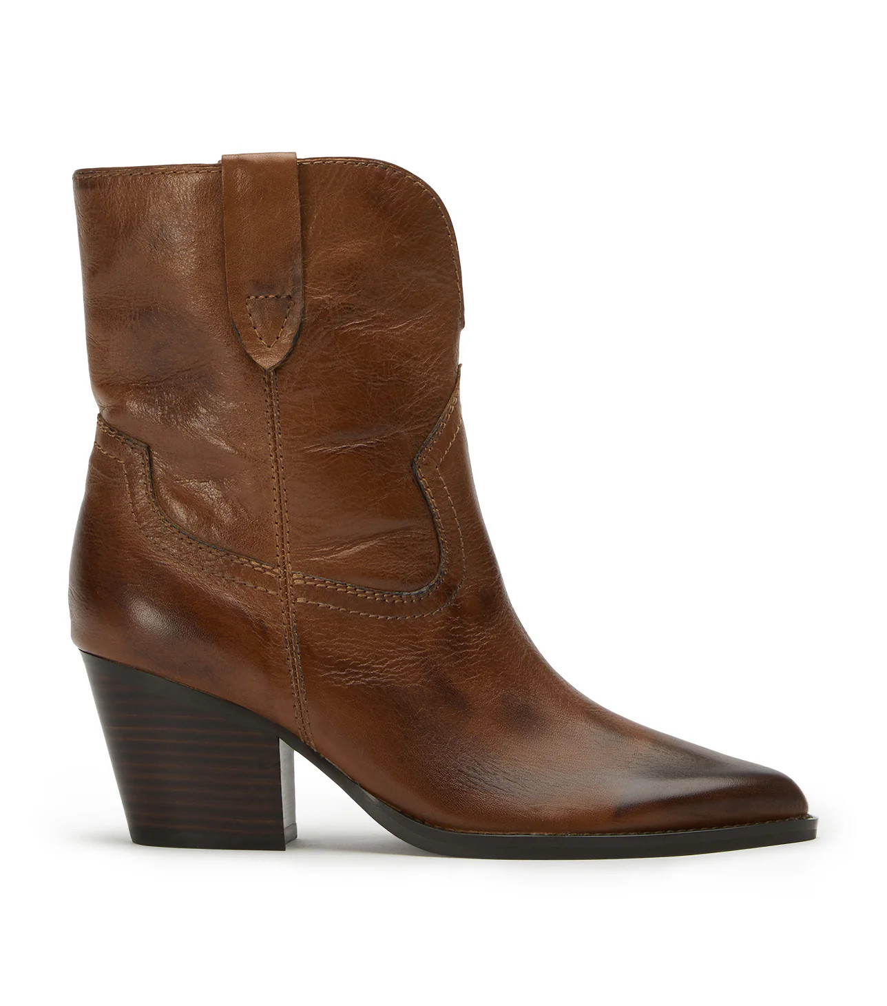 Psuedo Cognac Vintage Ankle Boots | Tony Bianco (Australia & New Zealand)