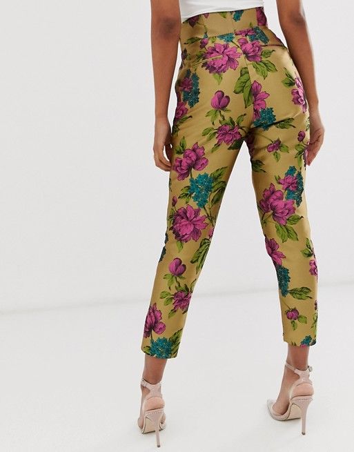 ASOS EDITION floral jacquard pants | ASOS US