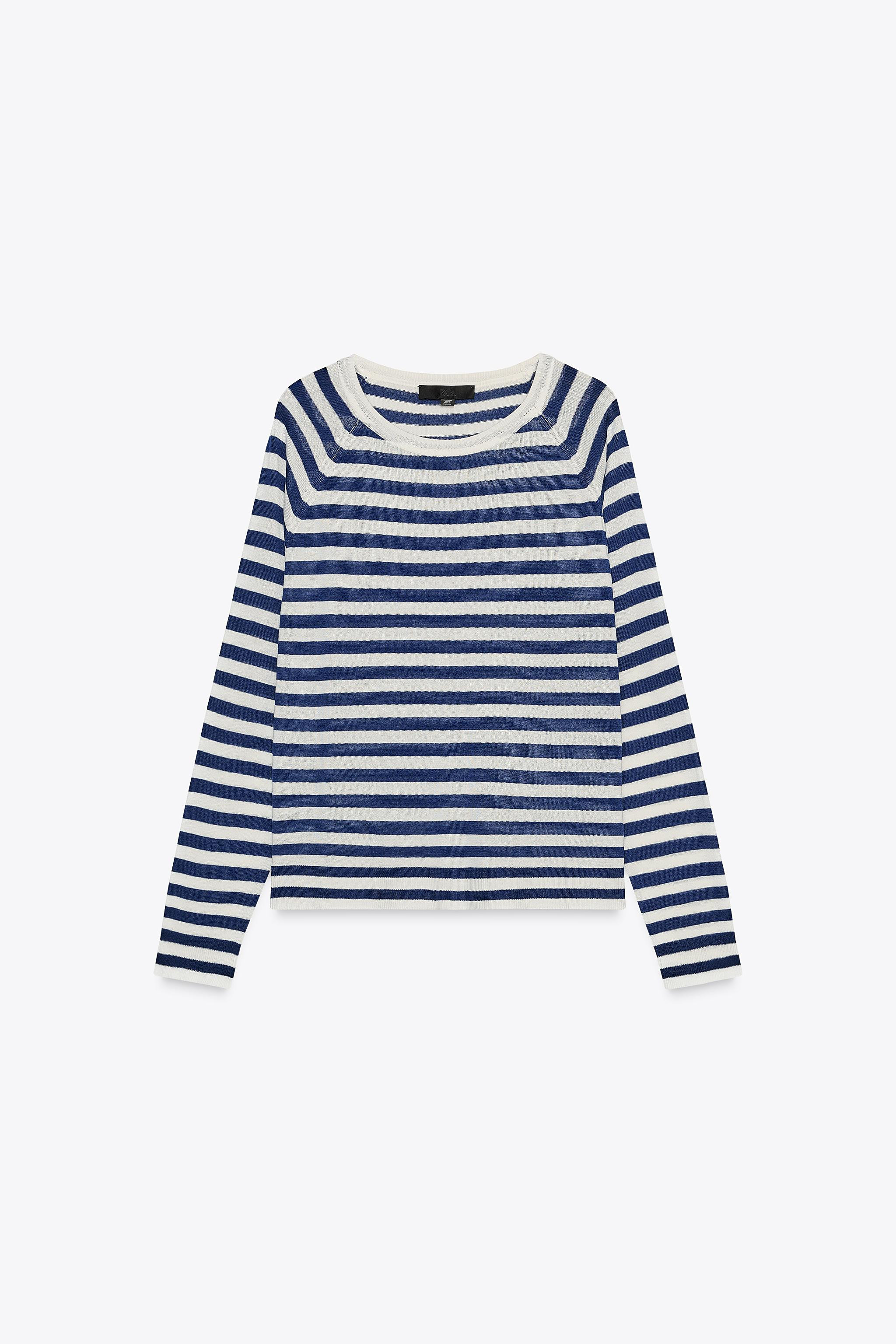 FINE KNIT STRIPED SWEATER | Zara US
