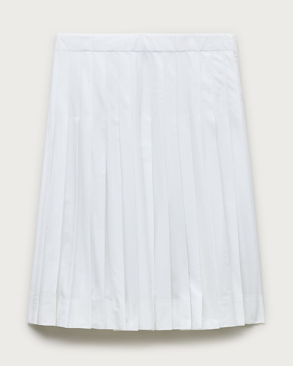 Tall pleated midi skirt in cotton poplin | J. Crew US