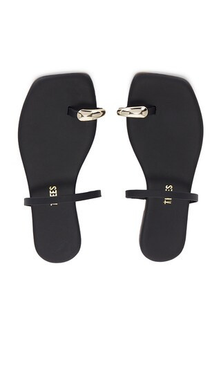 TKEES Colette Sandal in Black. - size 10 | Revolve Clothing (Global)