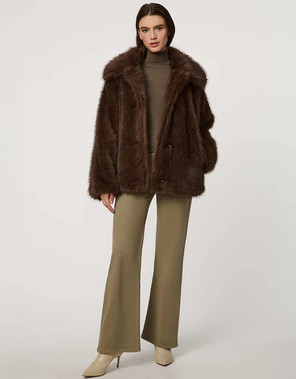 Ellery Faux Fur Coat | Bernardo Fashions