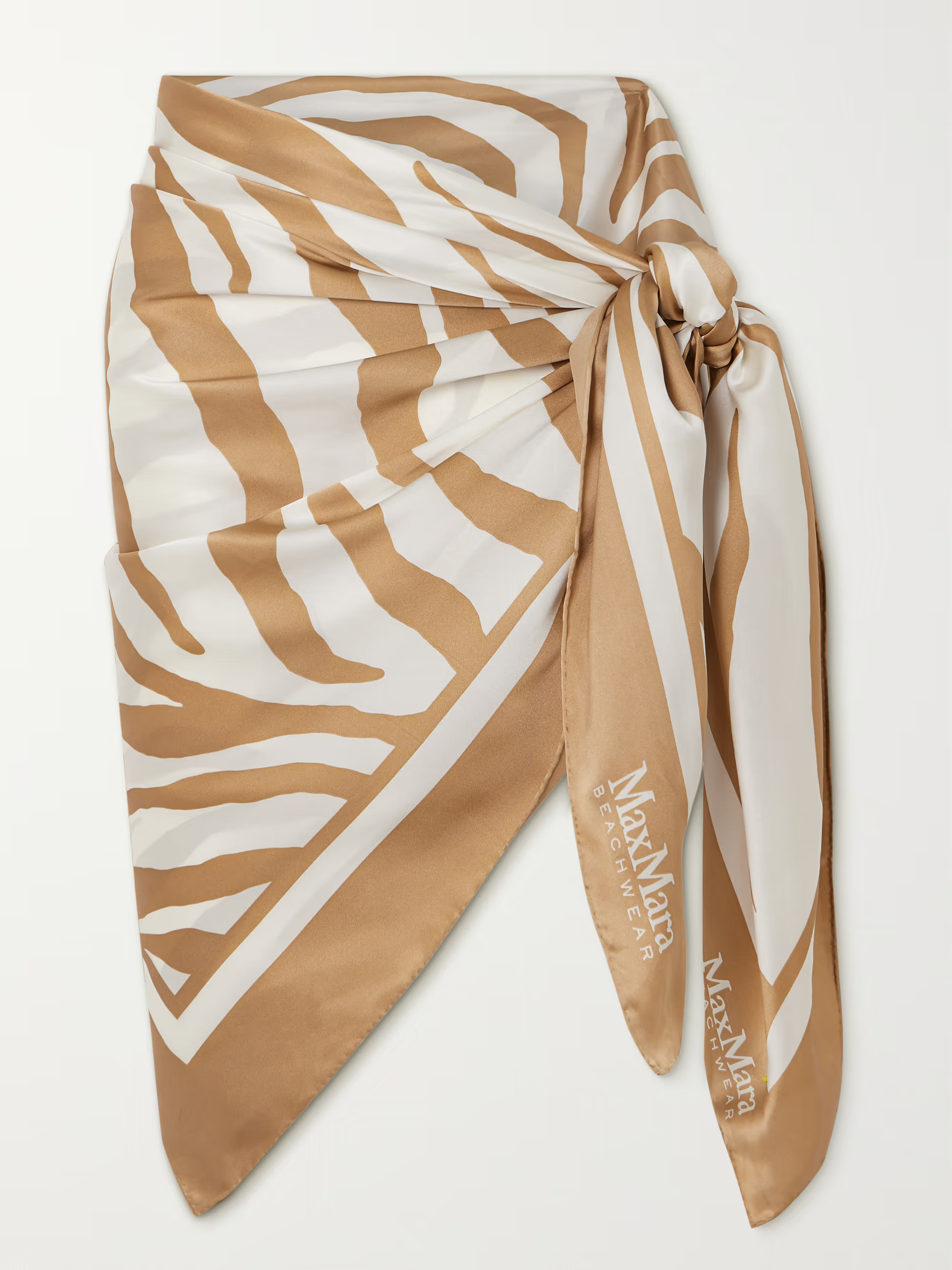 Scoglio zebra-print silk pareo | NET-A-PORTER (UK & EU)