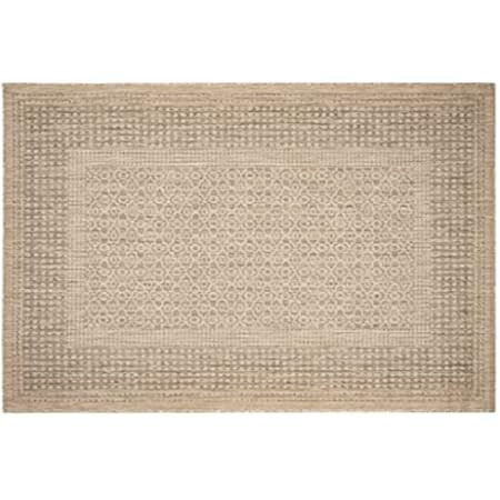 nuLOOM Asha Simple Border Indoor/Outdoor Accent Rug, 3' 6" x 5', Light Brown | Amazon (US)