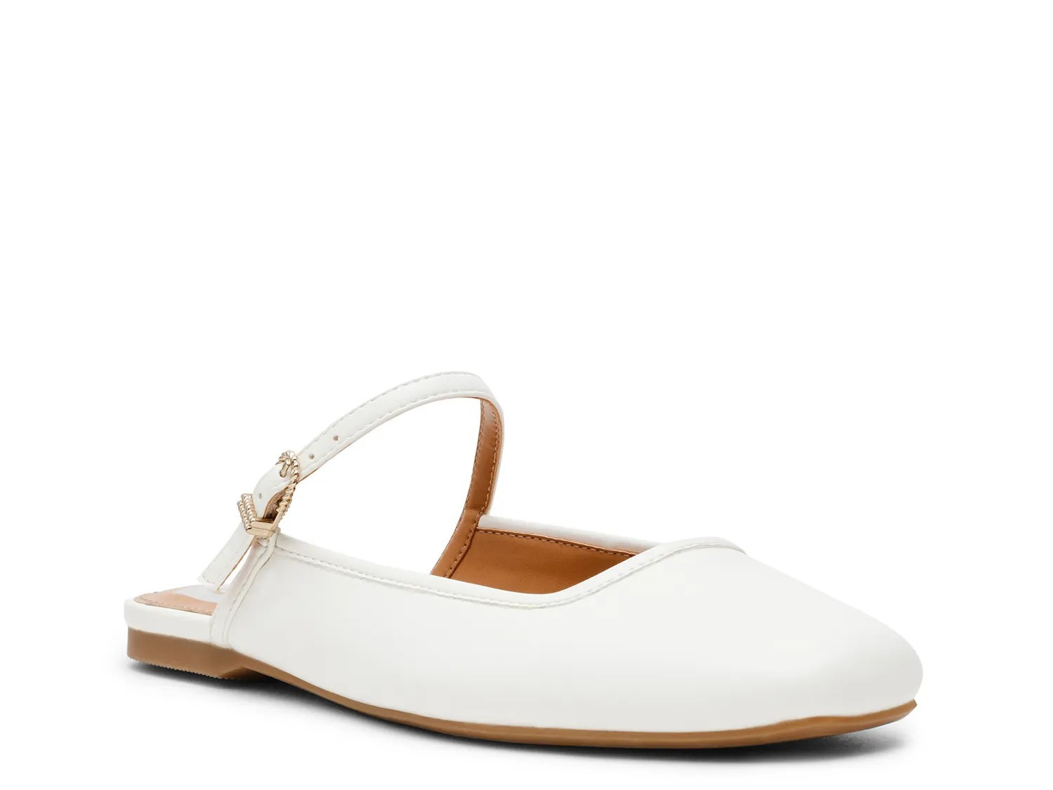 DV by Dolce Vita Montrice Mule | Women's | White | Size 7.5 | Flats | Mary Jane | DSW