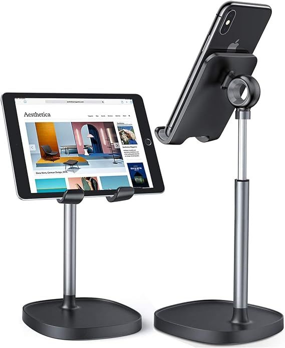 Cell Phone Stand, Angle Height Adjustable LISEN Phone Stand For Desk, Thick Case Friendly Phone H... | Amazon (US)