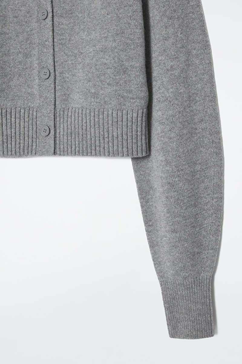 CROPPED WOOL CARDIGAN | COS UK