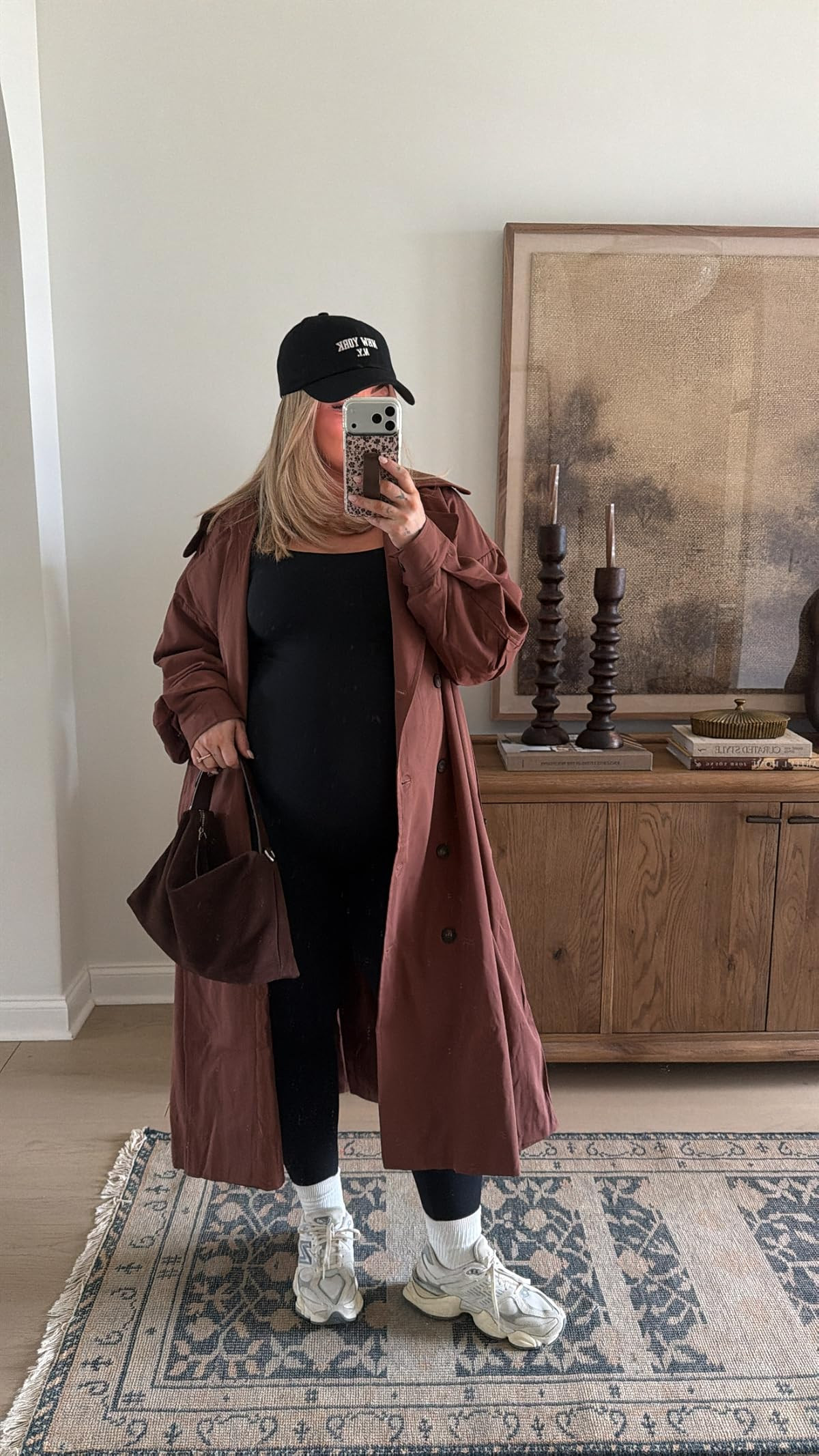 Tankaneo Womens Double Breasted Long Trench Coat Oversized Classic Lapel Belted Overcoat | Amazon (US)