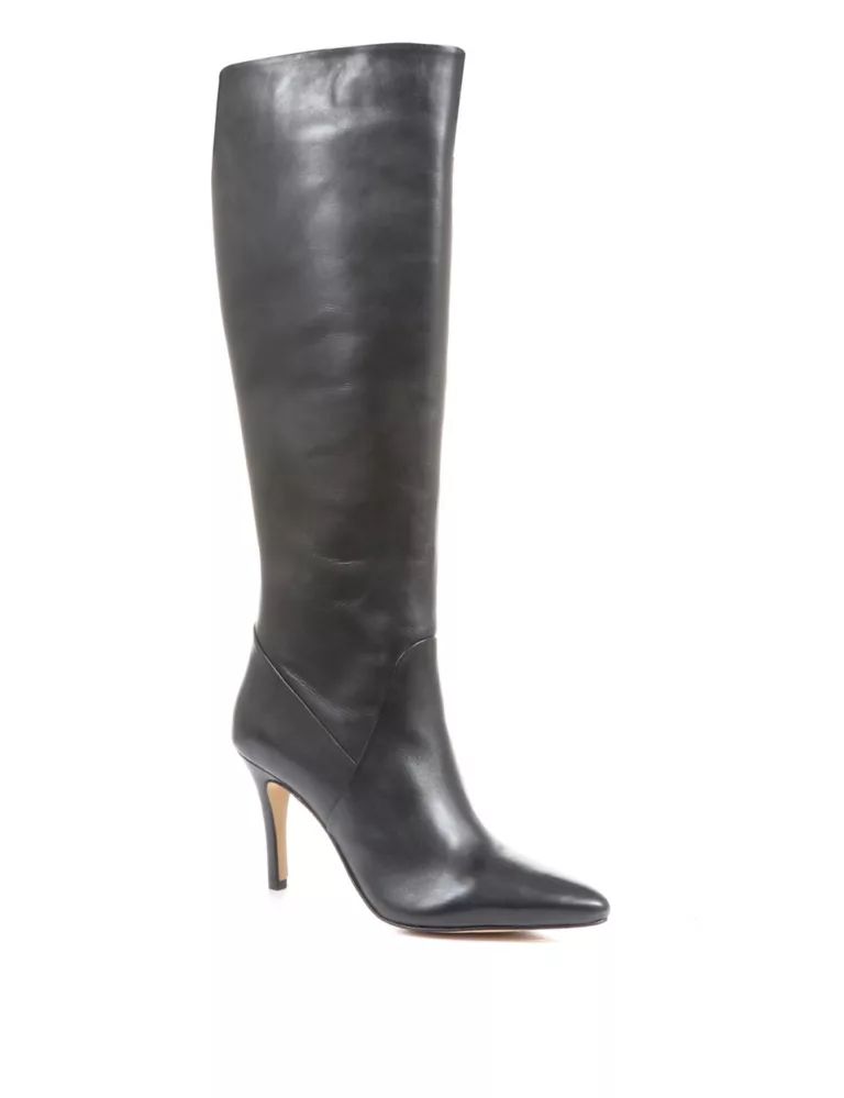 Leather Stiletto Heel Knee High Boots | Marks & Spencer (UK)