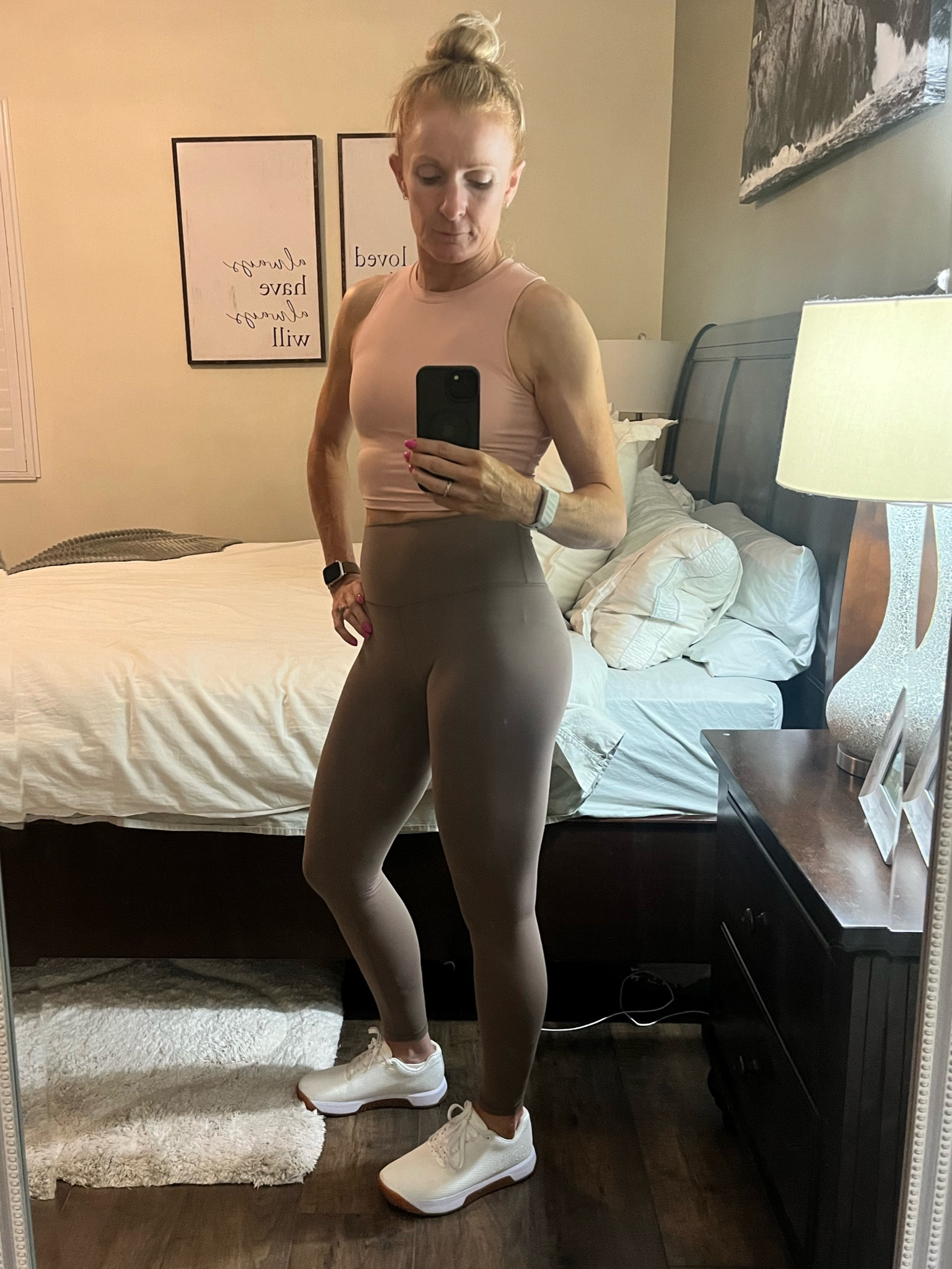 Lift day workout 🏋️‍♀️ I think these sports bras are still on sale! The only bras I own that I do not have to fix the bar inserts after every wash 😬👏 #fitness #gym #sportsbras #gymclothes #leggings #amazonfinds #crzyoga 

#LTKSaleAlert #LTKOver40 #LTKFitness