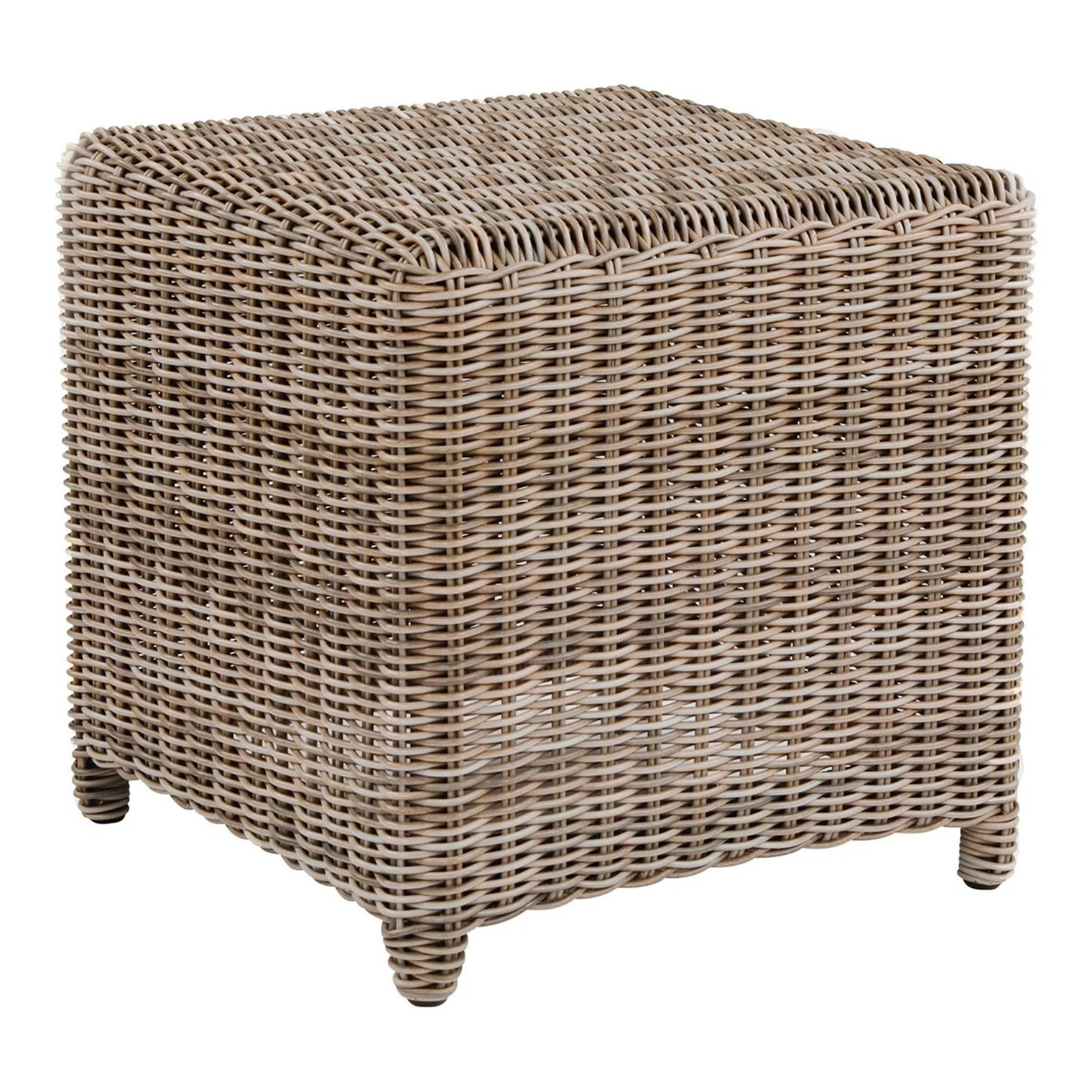 Sag Harbor Square Wicker Outdoor Side Table , 19.5'' in. W 19.5'' in. D | Wayfair North America