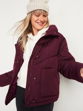 Quilted Utility Puffer Jacket for Women | Old Navy (US)