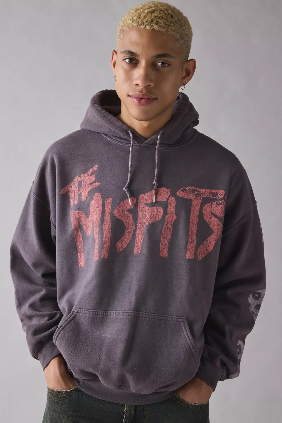 Misfits Skull Graphic Hoodie Sweatshirt | Urban Outfitters (US and RoW)