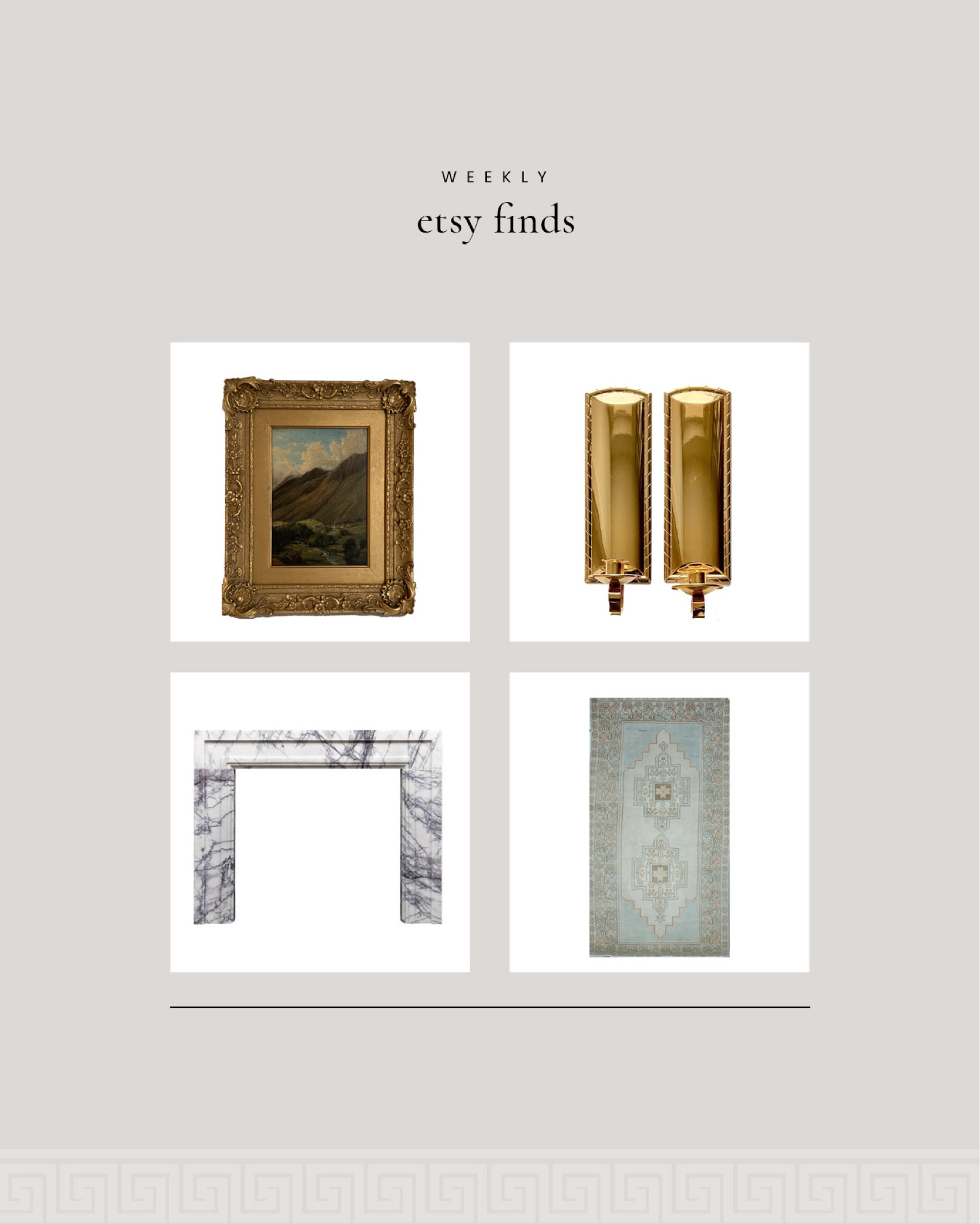 Weekly Etsy Finds: Handmade and Vintage Goods for Your Home! 

#LTKHome