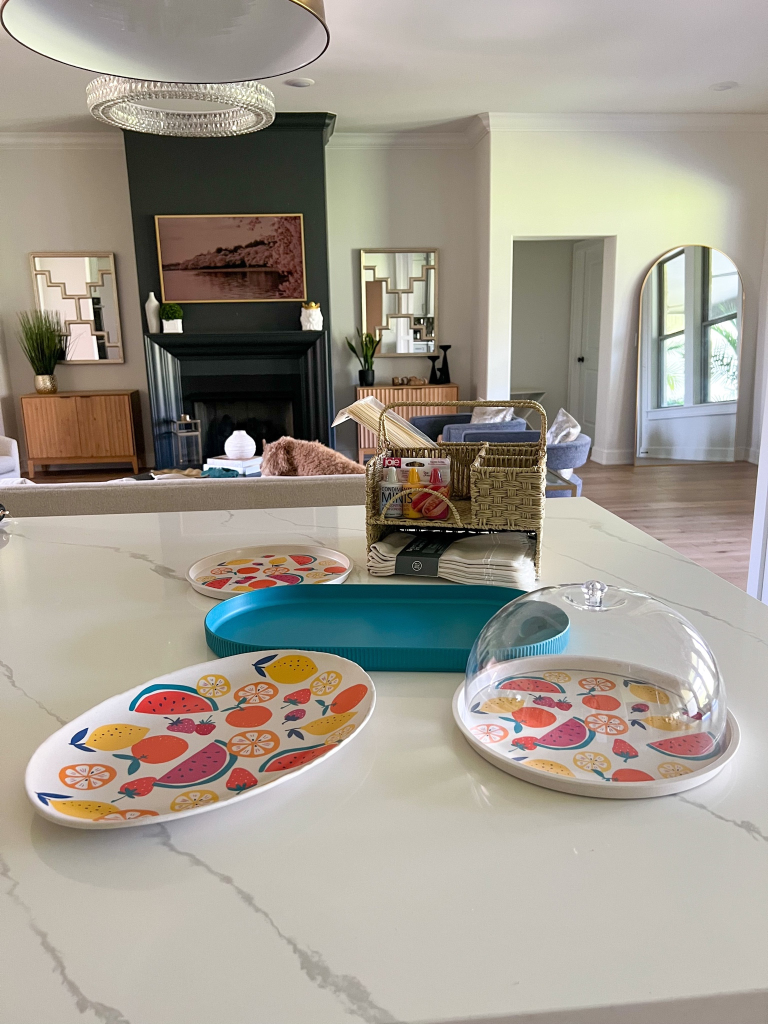 Hosting at Home for any summer gatherings? Whether it’s a small weekend brunch, snacking poolside, or a big celebration - how great are these pieces going to be for in and outdoor entertaining? I can’t even handle how cute the teeny condiment containers are. Wouldn’t these make a great neighbor or hostess gift too? You could personalize it with a little treat or fruit spread. 

Kitchen, entertaining, serving tray, platter, Walmart home, home decor

#LTKunder50 #LTKhome