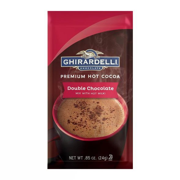 Ghirardelli Chocolate Double Chocolate Premium Hot Cocoa Mix - .85oz | Target