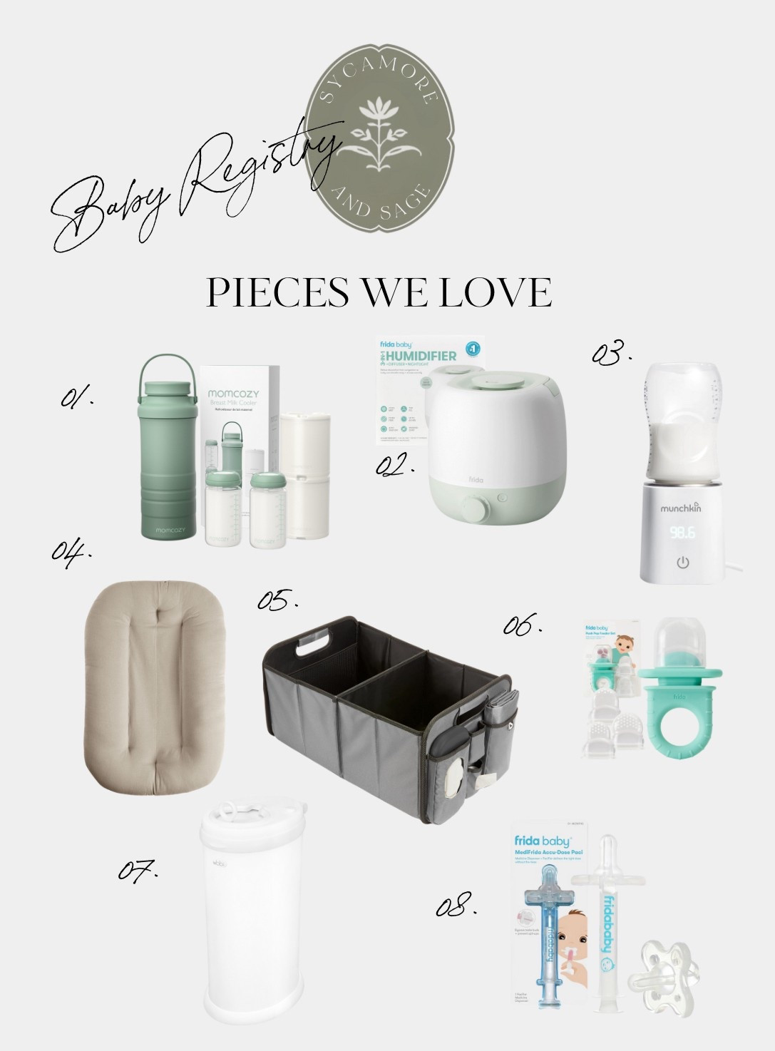 A little life update 🤍 We’ve started receiving some of the sweetest gifts from our baby registry and we’re so excited to try them all once our son arrives! From cozy swaddles to must-have baby gear, we’re feeling incredibly grateful and can’t wait to put these goodies to use.

While interior design is our first love, we also love sharing the things that make life easier, more beautiful, and a little more joyful—especially as we step into this new chapter.

Stay tuned for more of our favorite finds—we hope they help you or someone you love, too! 

#SycamoreandSage #BabyOnTheWay #RegistryFavorites #EverydayDesign #LifeWithBaby #SycamoreAndSageMoments

#LTKBaby #LTKBump #LTKKids