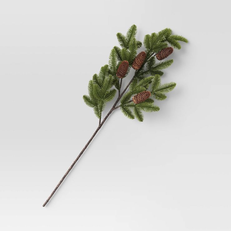 Pine Branch Arrangement Green - Threshold™ | Target