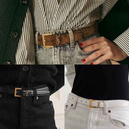 If I had to pick one designer belt right now it would be a Saint Laurent belt! I am normally a size 25 in jeans and wear a size 75 in belts!

#LTKstyletip #LTKFind #LTKFestival