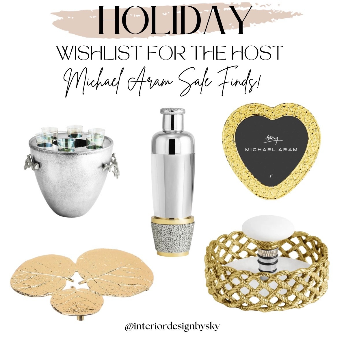 Elevated hosting made easy 🥂 Every piece from this Michael Aram collection is on sale — perfect for gifting or styling your holiday table with a little extra sparkle ✨

#HolidaySale #HostessGifts #HolidayEntertaining #MichaelAram #HolidayDecor #LTKHome #LTKHoliday #LTKSaleFinds #GiftGuideForTheHost #InteriorDesignBySky

#LTKHoliday #LTKGiftGuide #LTKSaleAlert