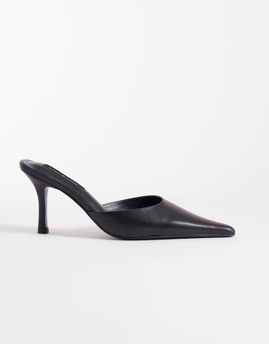 Tony Bianco Sicily heeled mules in black vintage | ASOS (Global)