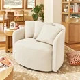 Beautiful Drew Accent Chair by Drew Barrymore, Cream Boucle | Walmart (US)
