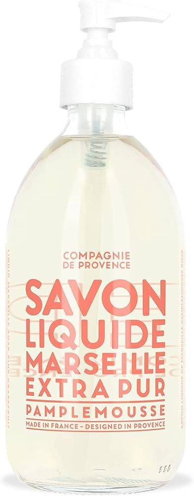 Compagnie de Provence Savon de Marseille Extra Pure Liquid Soap - Pink Grapefruit - 16.7 Fl Oz Gl... | Amazon (US)