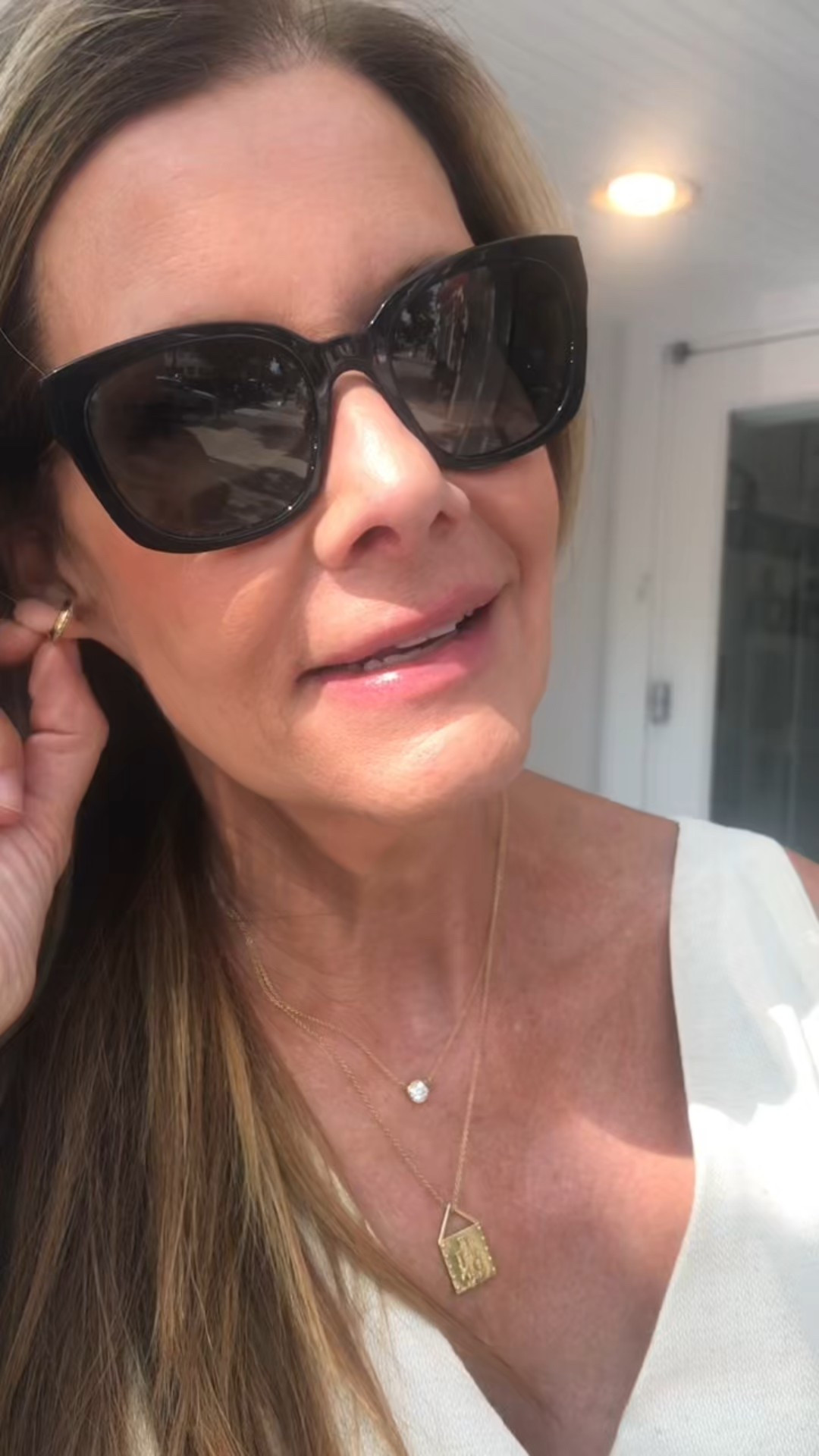 Her number one beauty product is a Sisley day cream that works as a concealer. 

#LTKBeauty