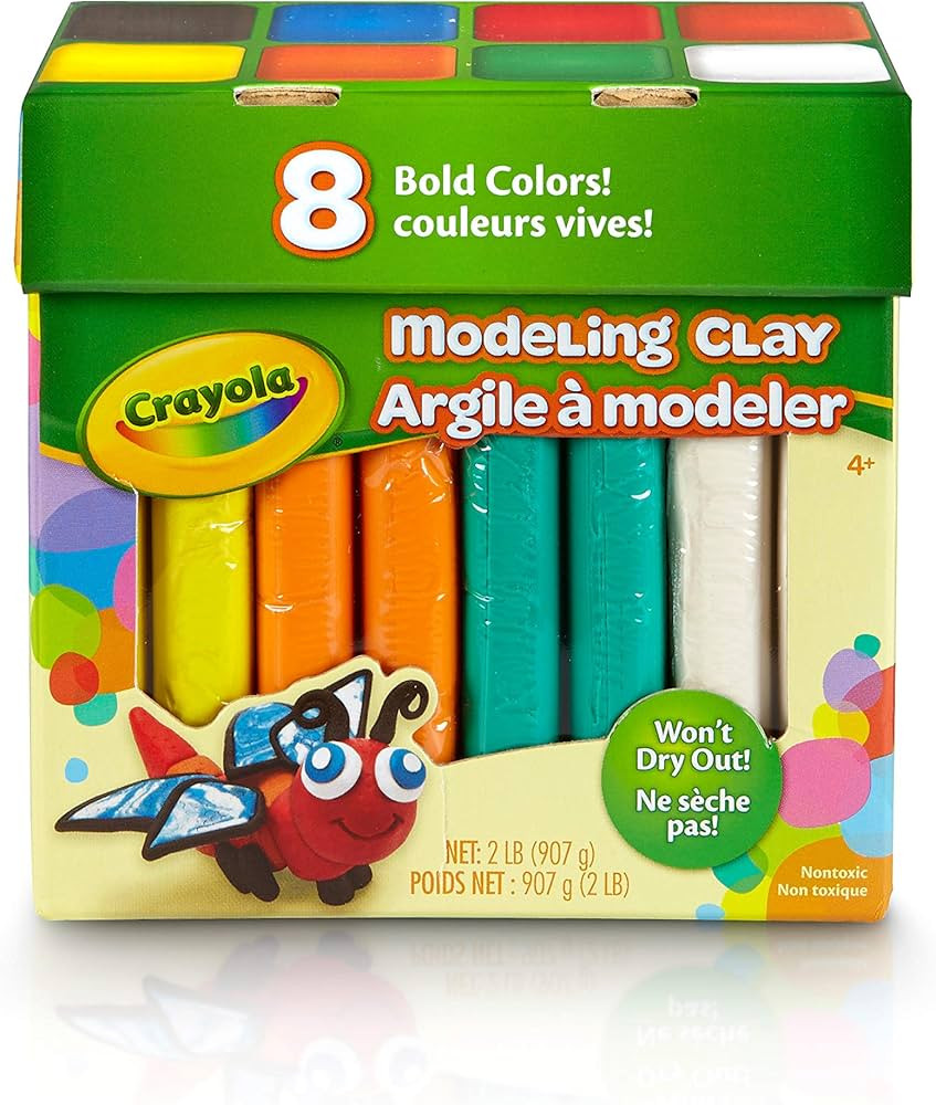 Crayola Modeling Clay in Bold Colors, 2lbs, Gift for Kids, Ages 4 & Up | Amazon (US)