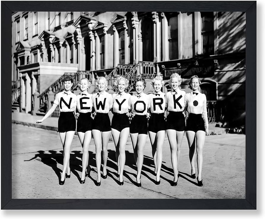 Poster Master Vintage New York Poster - Retro New York Chorus Line Print - Fashion Art - Gift for... | Amazon (US)