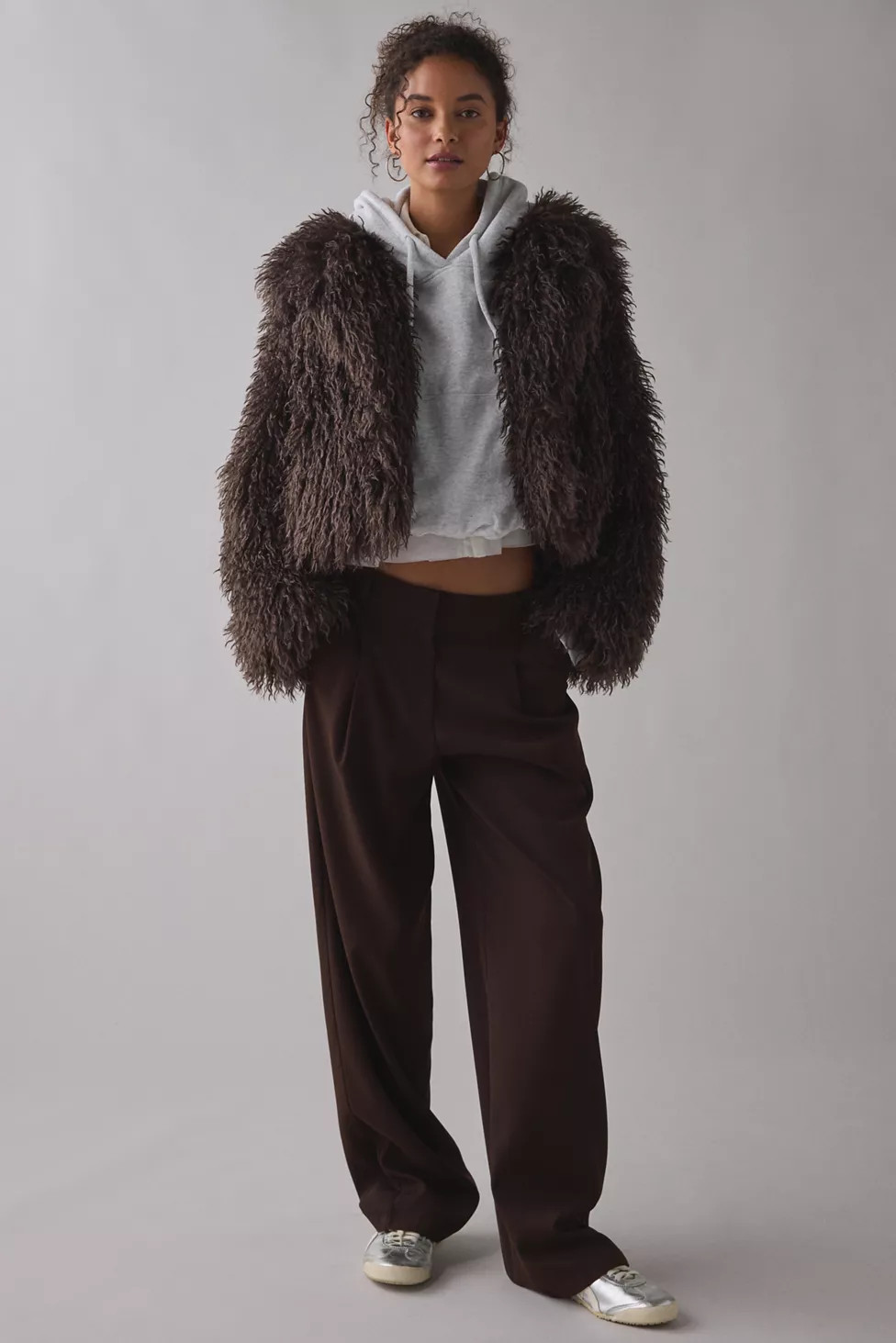 Azalea Wang Ruperta Shaggy Faux Fur Jacket | Urban Outfitters (US and RoW)